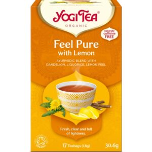 Ceai bio Detox cu lamaie, 17 pliculete 30.6g Yogi Tea