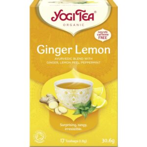 Ceai bio Ghimbir si Lamaie, 17 pliculete 30.6g Yogi Tea