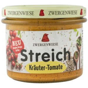 Crema tartinabila bio vegetala cu rosii si verdeturi 180g Zwergenwiese