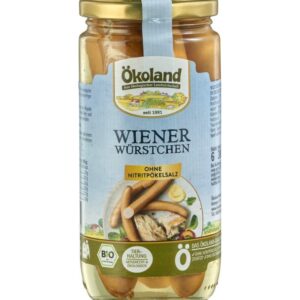 Cremvursti vienezi bio, 380g / 180g Okoland