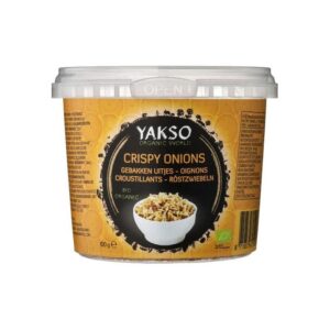 Crispy bio din ceapa crocanta, 100g Yakso