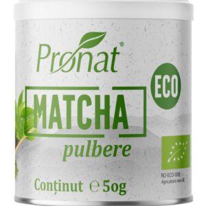 Matcha bio pulbere, 50g Pronat