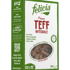 Penne din faina integrala teff 250g Felicia