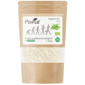 Pudra proteica bio de mazare, 200g Pronat