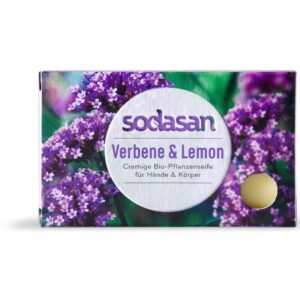 Sapun bio cu verbina si lamaie, 100g Sodasan