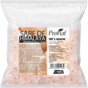 Sare de Himalaya grunjoasa aprox. 1-2mm, 500g Pronat