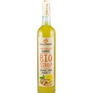Sirop bio din ghimbir si lamaie, 500ml Hollinger