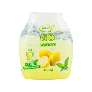 Stevija Go Indulcitor pe baza de stevie cu aroma de lamaie, 40ml