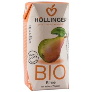 Suc de pere bio cu pai Hollinger, 200ml Hollinger