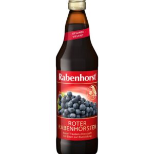 Suc de struguri rosii cu fier 750ml Rabenhorst