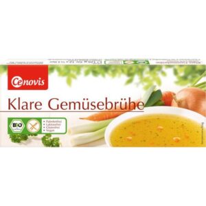 Supa clara de legume bio, 126g, 12 Cuburi, Cenovis