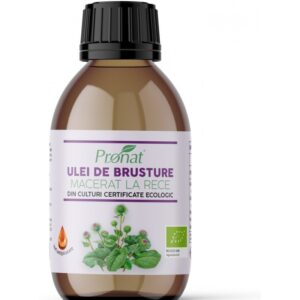Ulei bio de brusture macerat la rece, 100ml Pronat
