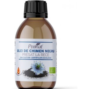 Ulei bio de chimen negru presat la rece, 100ml Pronat