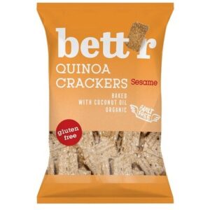 Crackers cu quinoa si susan bio 100g Bettr