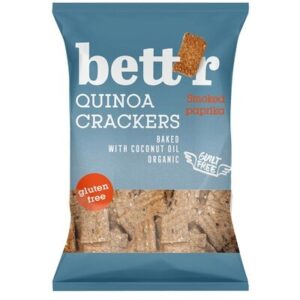 Crackers cu quinoa si boia bio 100g Bettr