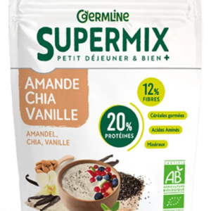 Supermix pentru mic dejun cu migdale  chia si vanilie bio 350g Germline