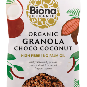 Granola cu ciocolata si cocos bio 375g Biona