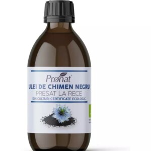 Ulei bio de chimen negru presat la rece, 250ml Pronat